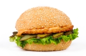 Гамбургер з котлетою курячою – ІМ «Обжора»