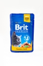 Корм консервований для котів з лососем та фореллю  Brit Premium 100 г – ИМ «Обжора»