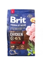 Корм Едалт L для дорослих собак великих порід з куркою Brit Premium 3 кг – ІМ «Обжора»