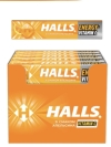 Конфеты Halls с витамином С и вкус апельсина 25,2г – ИМ «Обжора»