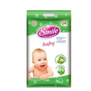 Салфетки Смайл (Smile) Baby влажные "Сбор трав", 24 шт (travel-формат) – ИМ «Обжора»