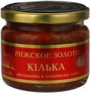 Килька, обжаренная в томатном соусе, "Рижское золото", 280 г – ИМ «Обжора»