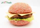 Гамбургер Red с котлетой – ИМ «Обжора»