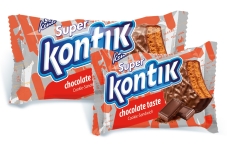 Печиво Konti Super Kontik chocolate taste sandwich 100 г – ІМ «Обжора»