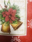 Серветки паперові новорічні Різдвяні дзвіночки Silken – ІМ «Обжора»