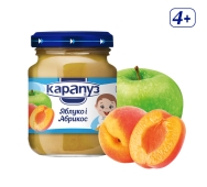 Пюре  яблуко абрикос Карапуз 200 г – ІМ «Обжора»
