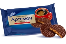 Печенье сахарное Артемон с арахисом и вкусом шоколада Конті 135 г – ИМ «Обжора»