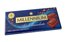 Шоколад молочний пористий Millennium 85 г – ІМ «Обжора»