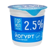 Йогурт Гормолзавод №1  2,5% 350 г – ІМ «Обжора»