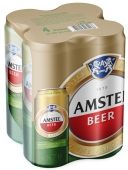Пиво з/б 5% Amstel 4*0,5 л – ІМ «Обжора»