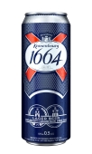 Пиво 1664 4,8% світле з/б Kronenbourg 0,5 л – ІМ «Обжора»