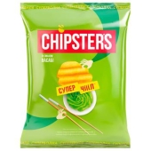 Чіпси хвилясті зі смаком васабі Chipsters 110 г – ІМ «Обжора»