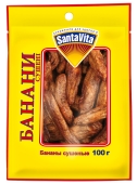 Бананы сушеные, Санта Вита (Santa Vita), 100 г – ИМ «Обжора»