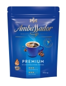 Кофе растворимый м/уп Premium Ambassador 170 г – ИМ «Обжора»