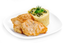 Твій обід №2 - картопляне пюре та відбивна куряча – ІМ «Обжора»