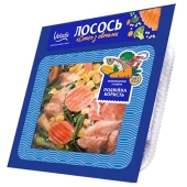 Заморожений лосось з овочами Veladis 400 г – ІМ «Обжора»