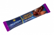 Батончик чорний з начинкою Choco Creamy Millennium 38 г – ІМ «Обжора»