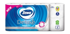 Туалетний папір Zewa Deluxe Delicate Care білий 8 шт – ІМ «Обжора»