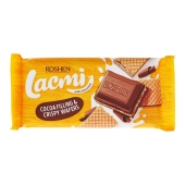 Шоколад Roshen Lacmi 90г молочний з шок.нач.та вафлею – ІМ «Обжора»
