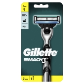 Станок для бритья Gillette Mach3 с 2 сменными кассетами – ИМ «Обжора»