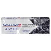 Зубна паста Blend-A-Med 75мл 3D White Люкс Довершеність Вугілля – ІМ «Обжора»