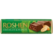 Батончик  молочно шокол. арахісова начинка Roshen 38 г – ІМ «Обжора»