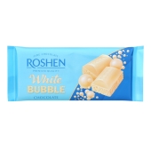 Шоколад Рошен (Roshen) белый пористый,  80 г – ИМ «Обжора»