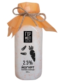 Йогурт Міськмолзавод №1 330г 2,5% Морковь-корица п/бут – ИМ «Обжора»