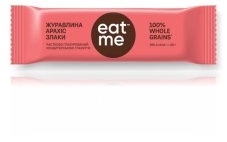 Батончик EatMe 40г з журавлиною глазурований – ІМ «Обжора»