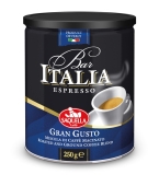 Кофе Saquella 250г Bar Italia Grangusto молотый з/б – ИМ «Обжора»