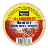 Паштет для гурманів з м'яса птиці з томатами Нame 130 г – ІМ «Обжора»