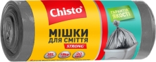 Пакети Chisto 15шт для сміття strong 35л – ІМ «Обжора»