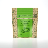 Стевія солодка Green Leaf 100г 1:1 з натуральним підсолоджувачем – ІМ «Обжора»