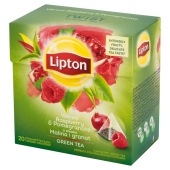 Чай Ліптон 20п зелений raspberry&pomegran – ІМ «Обжора»
