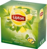 Чай Липтон 20п зеленый lemon melissa – ИМ «Обжора»