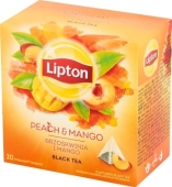 Чай Липтон 20п черный peach mango – ИМ «Обжора»