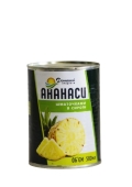 Конс Домашні продукти 580г ананаси шматочками з/б – ІМ «Обжора»