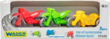 Іграшка набір авто Kid cars Sport мотоцикл 3шт 39545 – ІМ «Обжора»