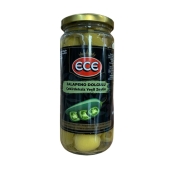 Оливки ECE 480г фаршировані перцевою начинкою халапеньо ск/б – ІМ «Обжора»