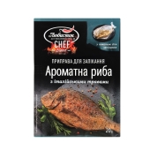 Приправа Любисток 25г для запікання Ароматна риба з італійськими травами – ИМ «Обжора»