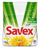 Пральний порошок Savex 1,2кг 2in1 Fresh – ІМ «Обжора»