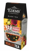 Чай Еdems 100г черный Тропик с кусочками – ИМ «Обжора»