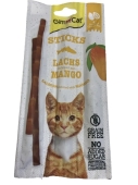*Ласощі д/котів GimCat м`ясні палички Superfood лосось та манго Duo-Sticks 3шт – ІМ «Обжора»
