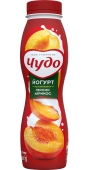 Йогурт Чудо 2,5% 270г абрикос-персик пляшка – ІМ «Обжора»