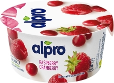 Продукт Alpro ферментированный 150г малина клюква – ИМ «Обжора»