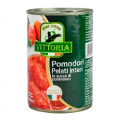 Конс Vittoria Polpa di pomodoro 400г помідори цілі з/б – ИМ «Обжора»