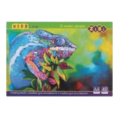 Альбом для малювання Zibi А4 40арк Kids Line 120г/м2 клеєний блок – ІМ «Обжора»
