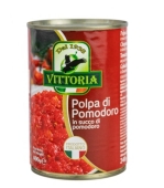 Консервированные помидоры перетертые Vittoria Polpa di pomodoro 400 г – ИМ «Обжора»