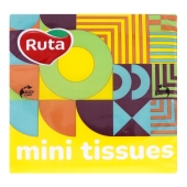 Хусточки паперові Ruta Mini Tissues 150шт 2шари без аромату – ІМ «Обжора»