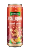 Пиво Львівське 0,48л 4% Різдвяне пряний цитрус з/б – ИМ «Обжора»